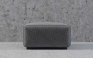 Soft Cube Modular Ottoman Chaise Module