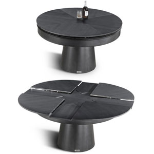 Compass - Round rotating Expanding wood table Capstan